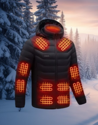 Heated Jacket with Battery | Stay Warm in Extreme Cold