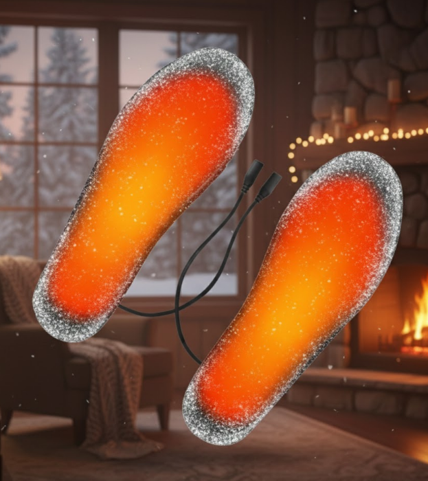Heated Insoles for Winter | Rechargeable Foot Warmers for Cold Weather