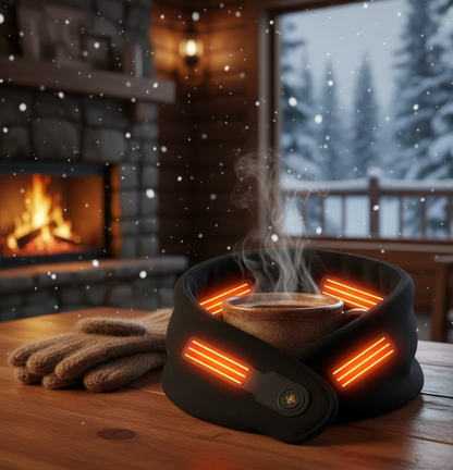 Heated Scarf for Winter | Rechargeable Warmth for Neck & Shoulders